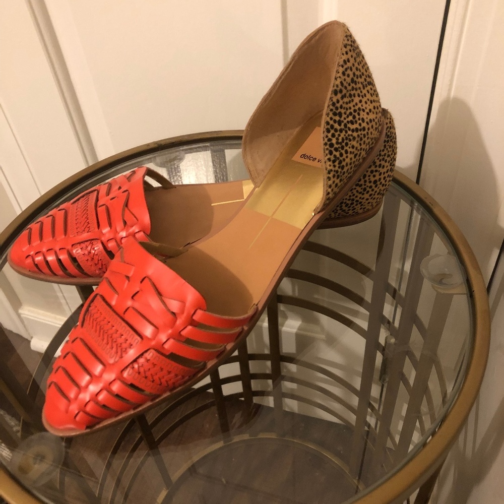 Dolce Vita Flats Leopard and Coral - Picture 2 of 5
